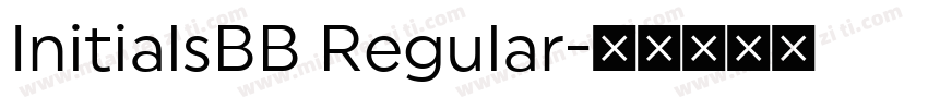 InitialsBB Regular字体转换